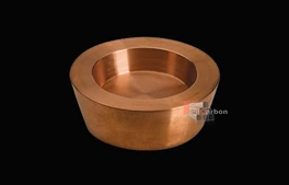 Vacuum self-consumable crucible